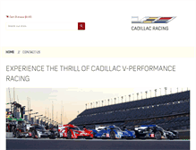 Tablet Screenshot of cadillacvseriesracing.com
